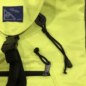 Peters Mountain Back Pack, neon green back pack